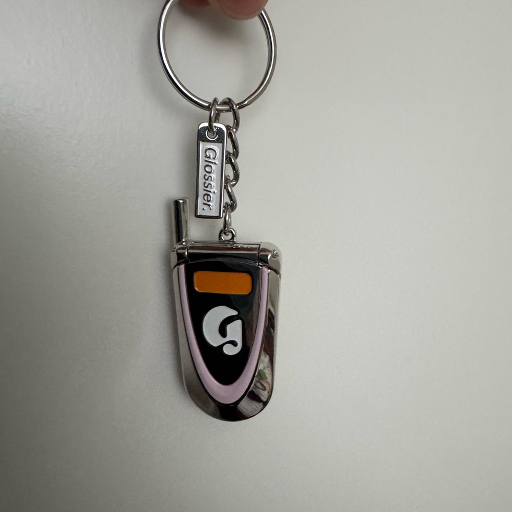Glossier LA keychain